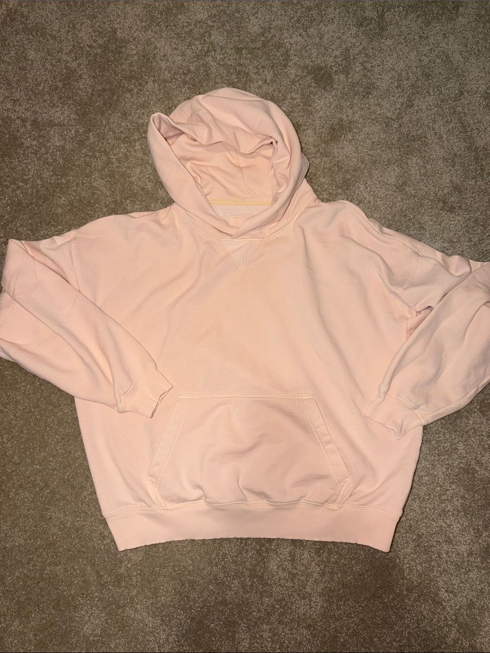 AEO Seriously Lived In Pink Hoodie Sweatshirt